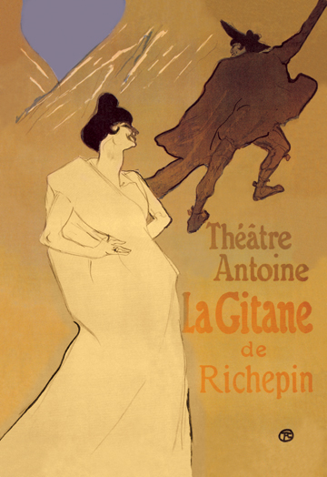 Buy Enlarge 0-587-00043-0c12x18 Gitane De Richepin- Theatre Antoine- Canvas Size C12x18