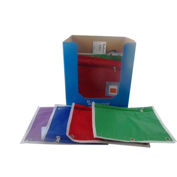 DDI Pencil Case - Nylon - Assorted Colors- Case of 48