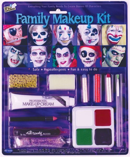 551568 Family Makeup Kit With 4 Color Makeup Tray