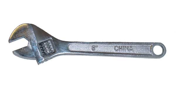 0751008 Adjustable Adjustable Fit Wrench 8 In.