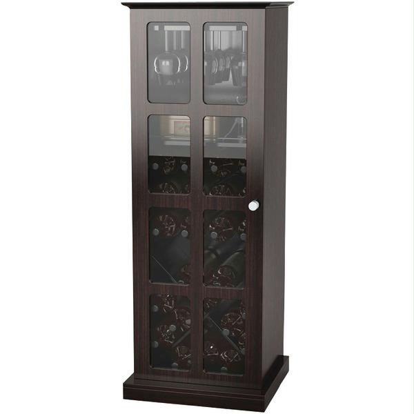 94835842 Windowpane 24 Wine Cabinet In Espresso