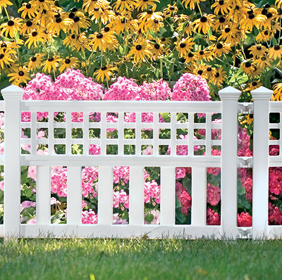Cplgvf243pk White Grand View Fence -pack Of 4