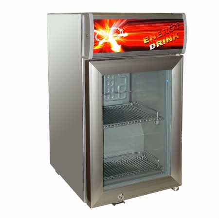 Vt-bc01 Vt-bc01 Beverage Cooler-custom Art Work On Top & Sides With Illuminated Top Display