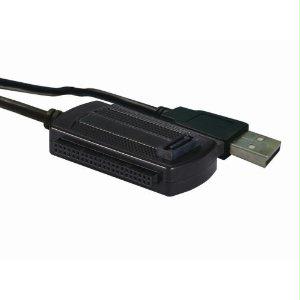 Inland Products Inc 08412 Adpt Usb 2.0 To Ide-Sata Adapter 480Mbps-Supports 2.5 and 3.5 Hard Driv 5.25 Opt Drive