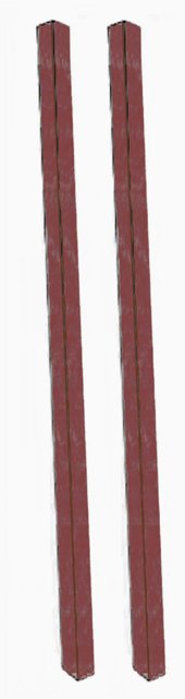 Aarco Products Inc. Dpp-7 Rosewood Plastic Lumber Post Set 4 In. X 4 In. X 120 In.