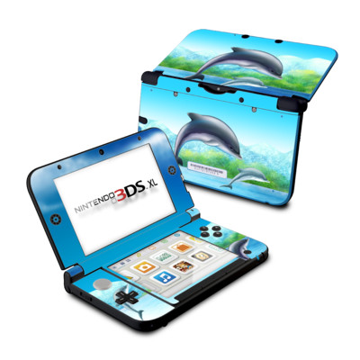 Decalgirl N3dx-dolphins Decalgirl Nintendo 3ds Xl Skin - Dolphins