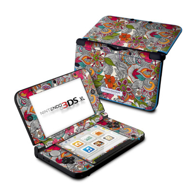 Decalgirl N3dx-doodlesclr Decalgirl Nintendo 3ds Xl Skin - Doodles Color