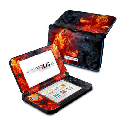 Decalgirl N3dx-flwrfire Decalgirl Nintendo 3ds Xl Skin - Flower Of Fire