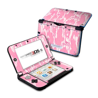 Decalgirl N3dx-mossyoak-btlpnk Decalgirl Nintendo 3ds Xl Skin - New Bottomland Pink