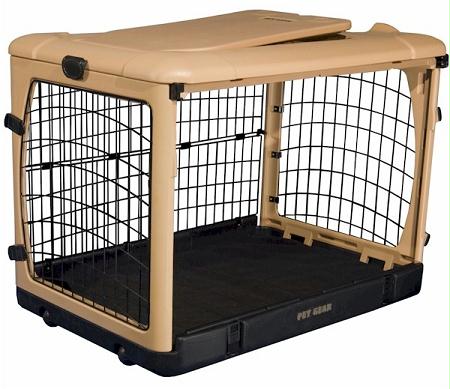 Pet Gear Pg5927tn Deluxe Steel Dog Crate With Pad - Small
