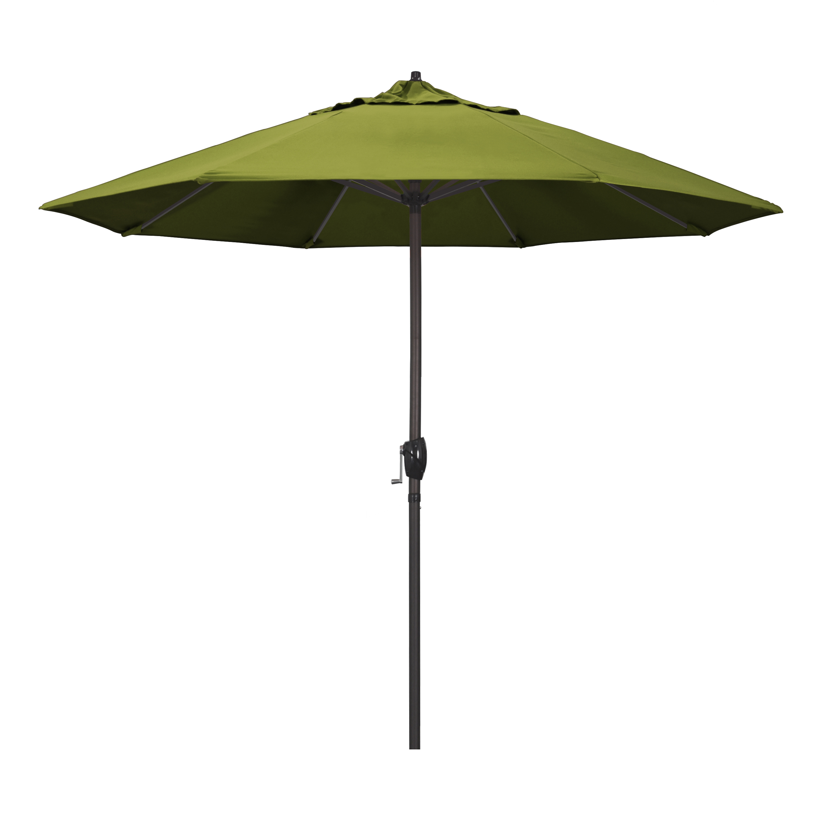 Ata908117-f55 9 Ft. Aluminum Market Umbrella Auto Tilt Crank Lift Bronze-olefin-kiwi