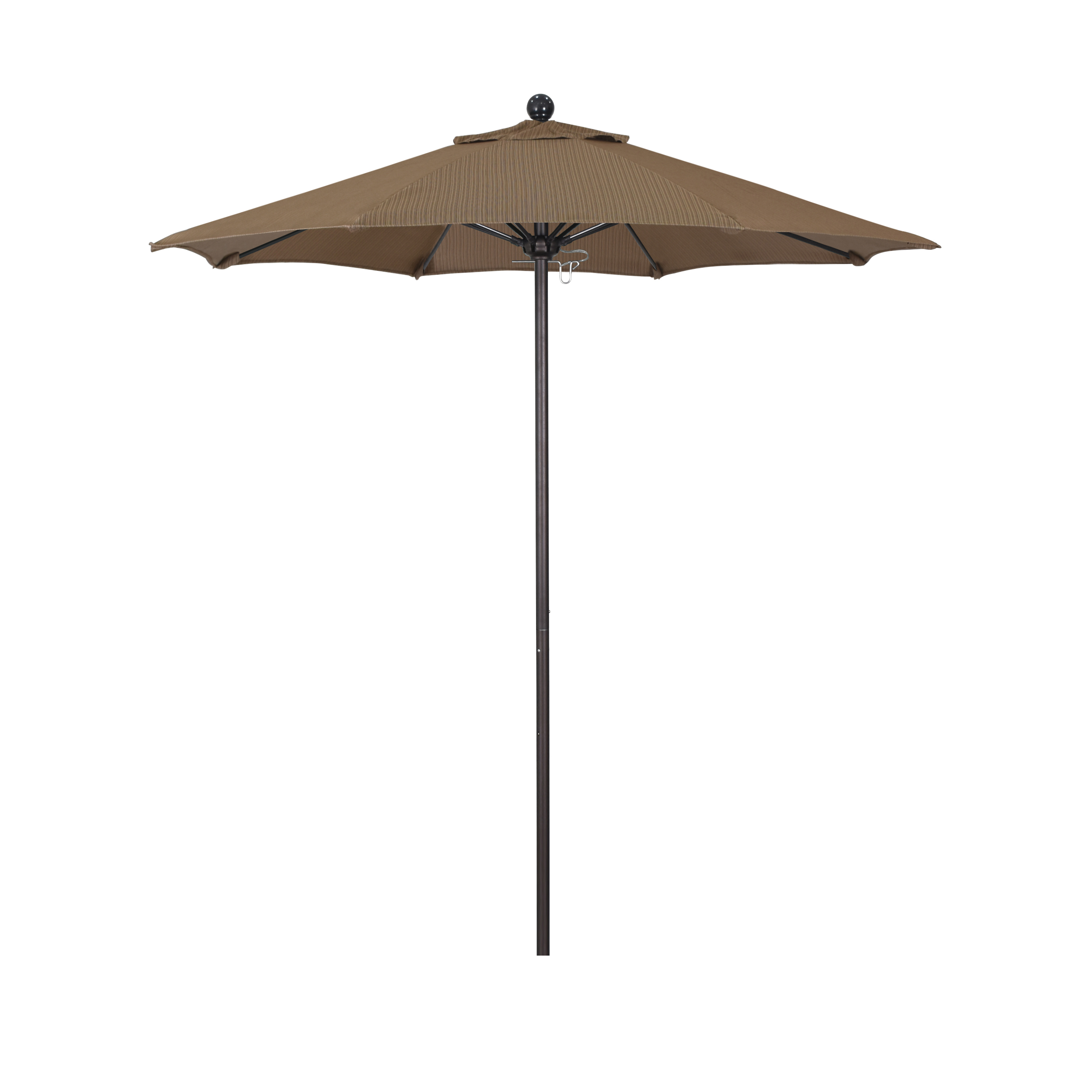 Alto758117-fd10 7.5 Ft. Fiberglass Market Umbrella Pulley Open Bronze-olefin-terrace Seqouia