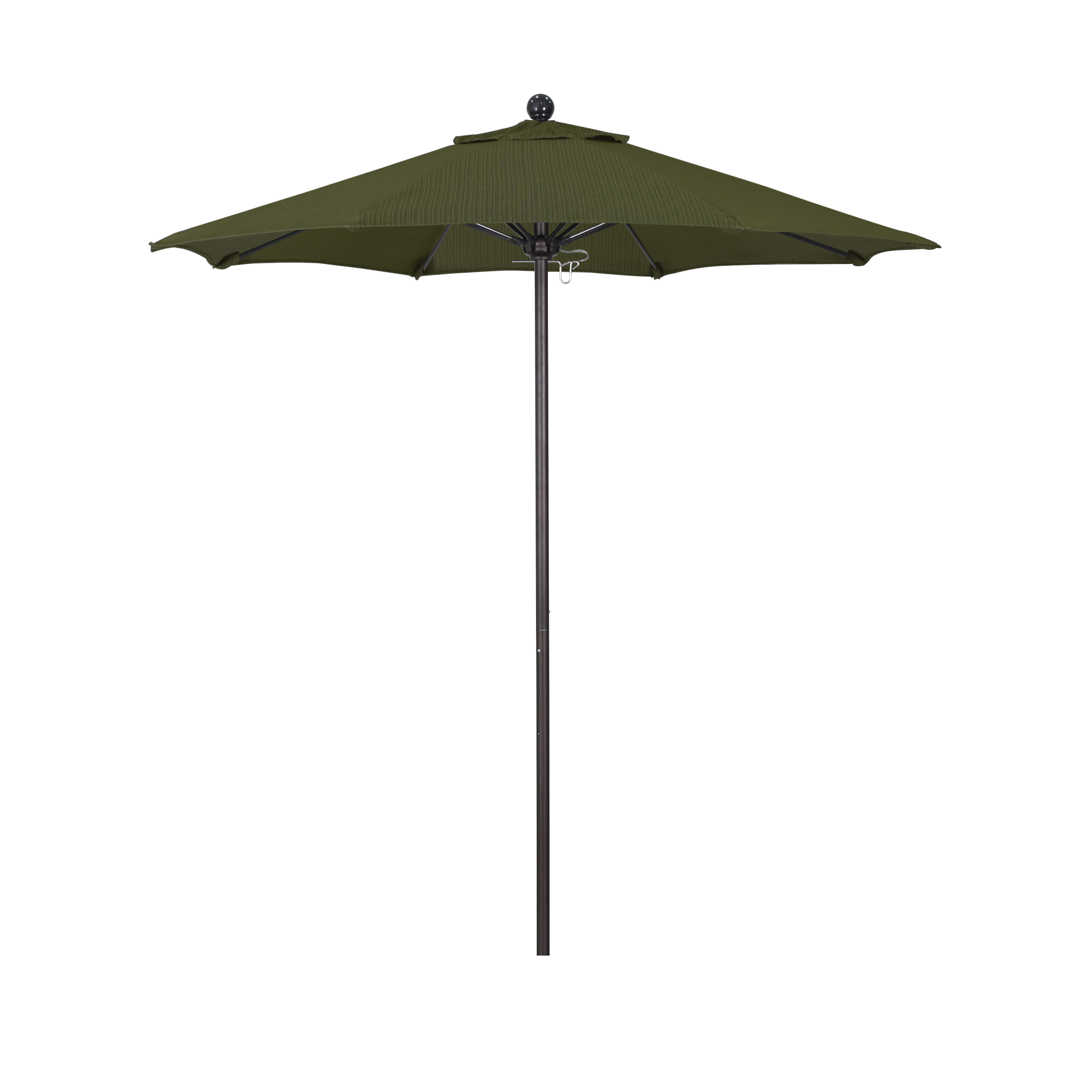 Alto758117-fd11 7.5 Ft. Fiberglass Market Umbrella Pulley Open Bronze-olefin-terrace Fern