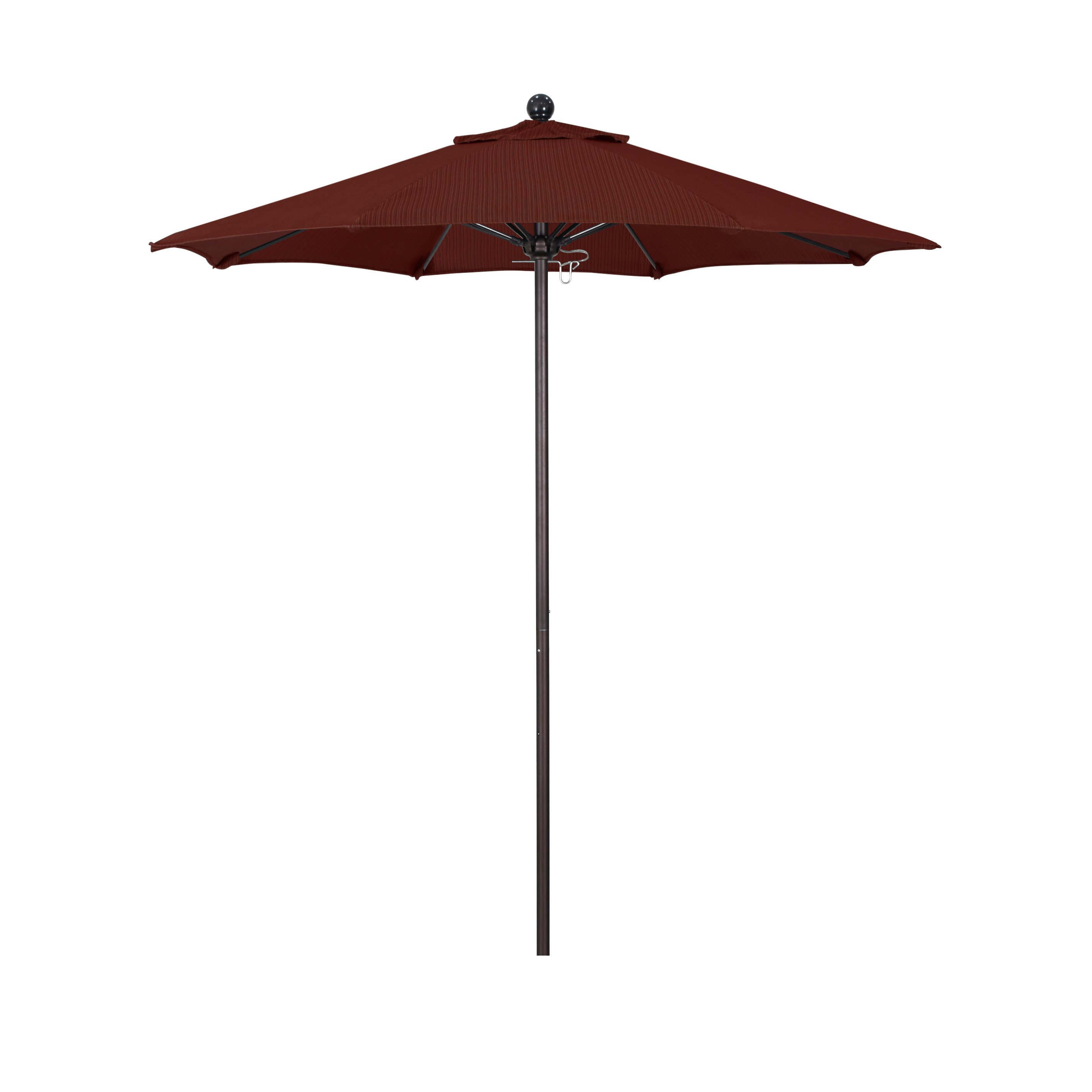Alto758117-fd12 7.5 Ft. Fiberglass Market Umbrella Pulley Open Bronze-olefin-terrace Adobe