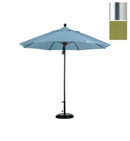 Alto908002-f55 9 Ft. Fiberglass Market Umbrella Pulley Open S Anodized-olefin-kiwi