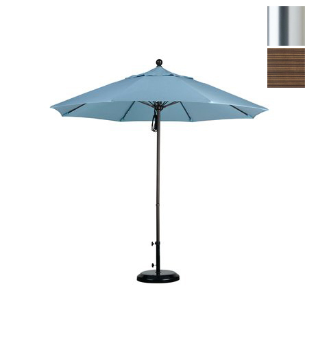 Alto908002-fd10 9 Ft. Fiberglass Market Umbrella Pulley Open S Anodized-olefin-terrace Sequoia