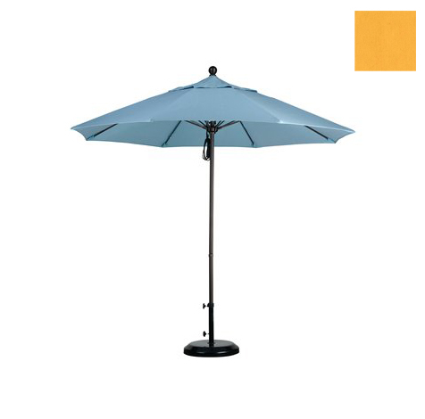 Alto908117-f25 9 Ft. Fiberglass Market Umbrella Pulley Open Bronze-olefin-lemon