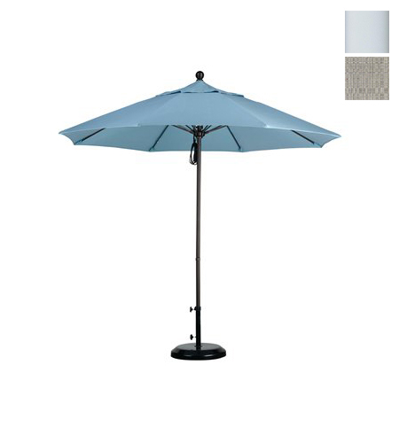 Alto908170-f77 9 Ft. Fiberglass Market Umbrella Pulley Open M White-olefin-woven Granite