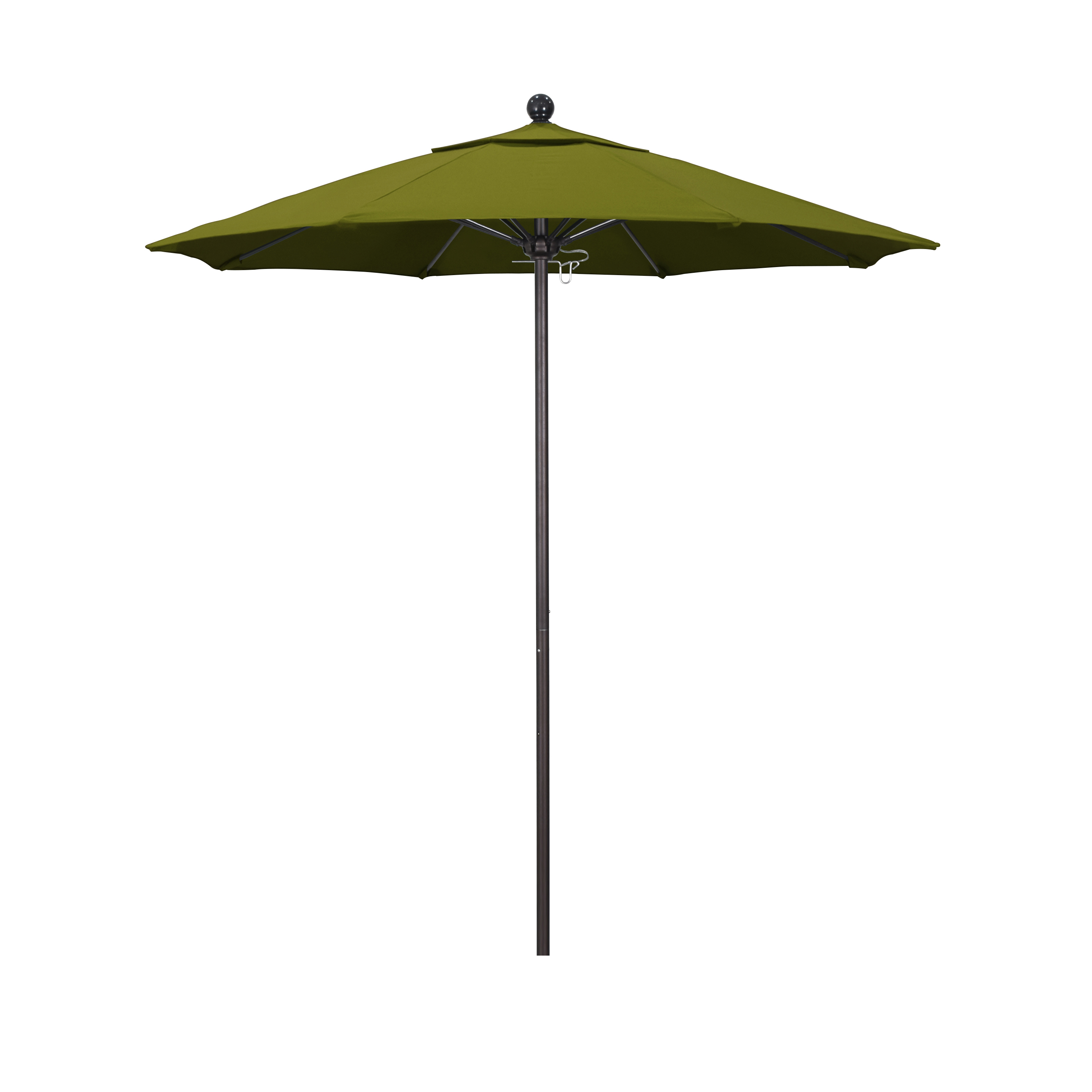 Alto758117-sa11 7.5 Ft. Fiberglass Market Umbrella Pulley Open Bronze-pacifica-ginkgo