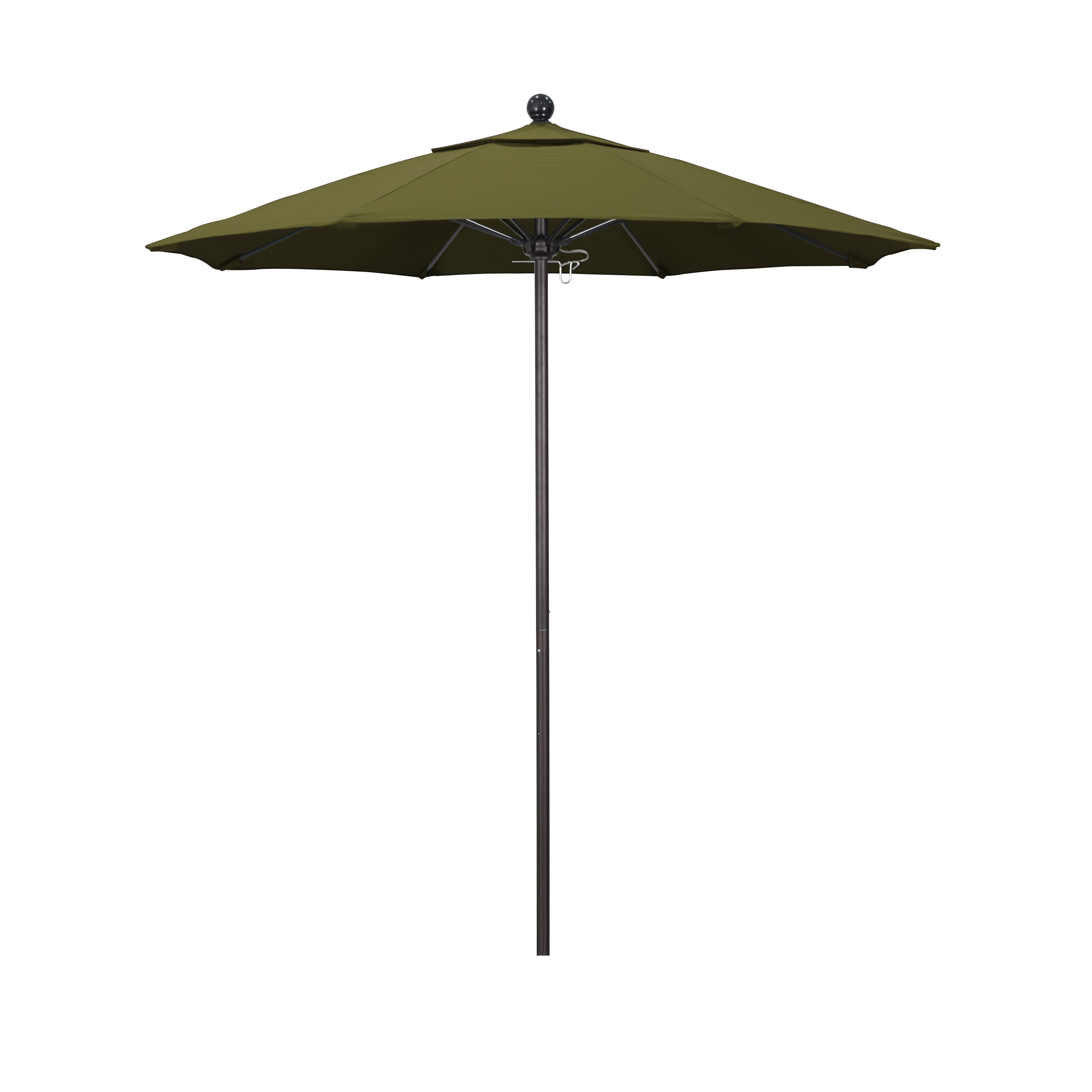 Alto758117-sa21 7.5 Ft. Fiberglass Market Umbrella Pulley Open Bronze-pacifica-palm