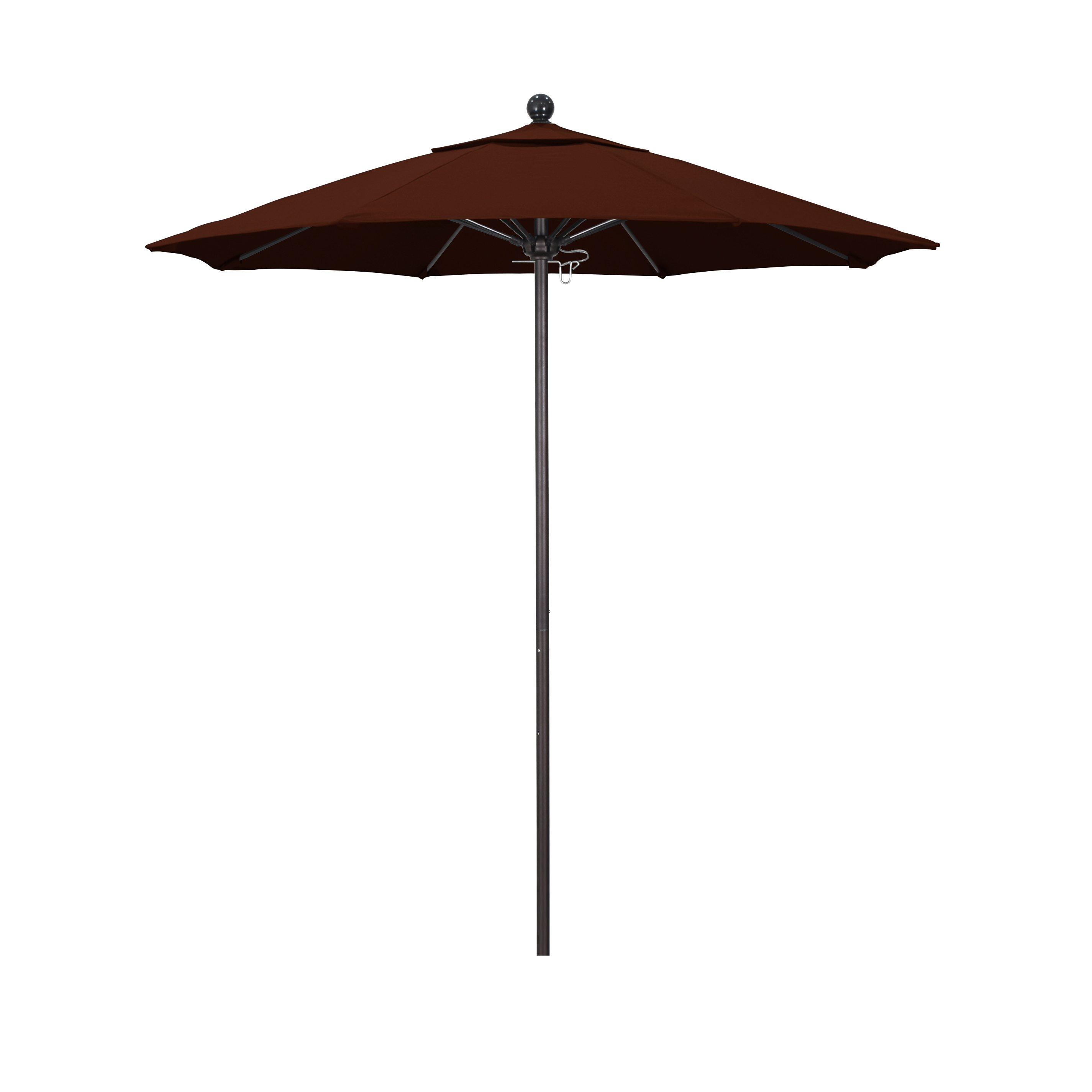 Alto758117-sa40 7.5 Ft. Fiberglass Market Umbrella Pulley Open Bronze-pacifica-brick
