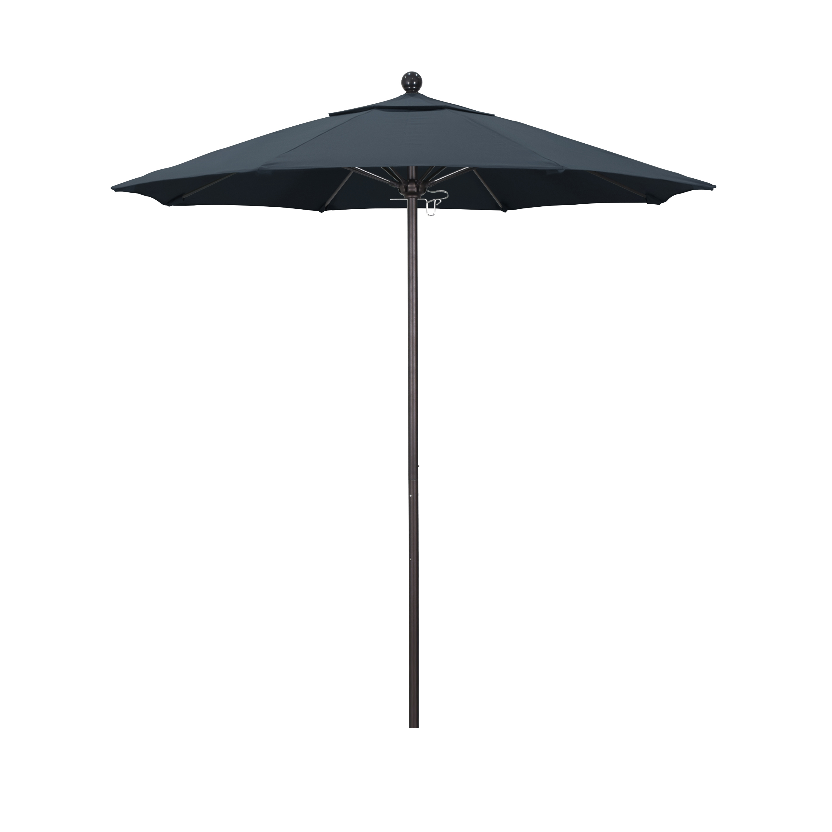 Alto758117-sa52 7.5 Ft. Fiberglass Market Umbrella Pulley Open Bronze-pacifica-sapphire
