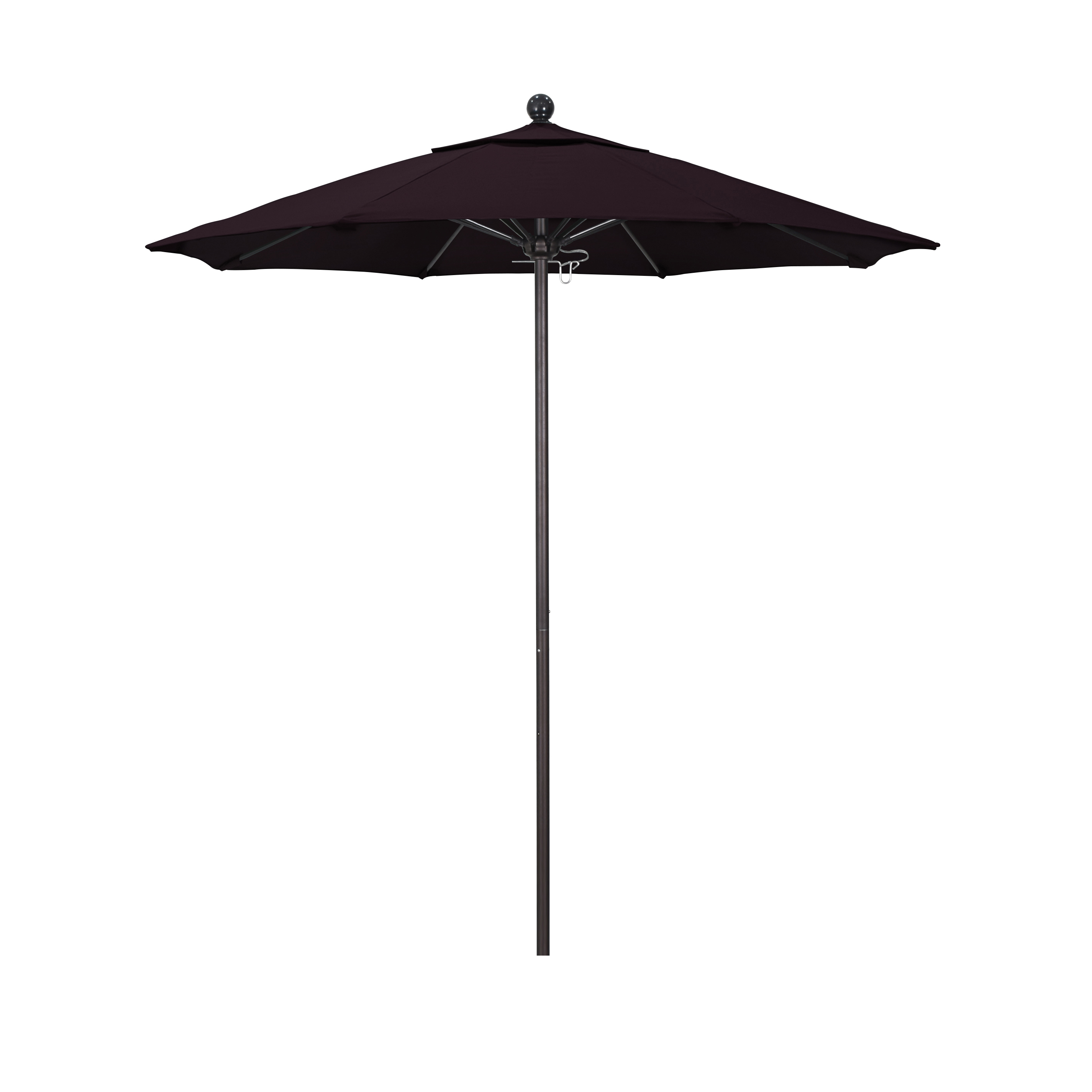 Alto758117-sa65 7.5 Ft. Fiberglass Market Umbrella Pulley Open Bronze-pacifica-purple