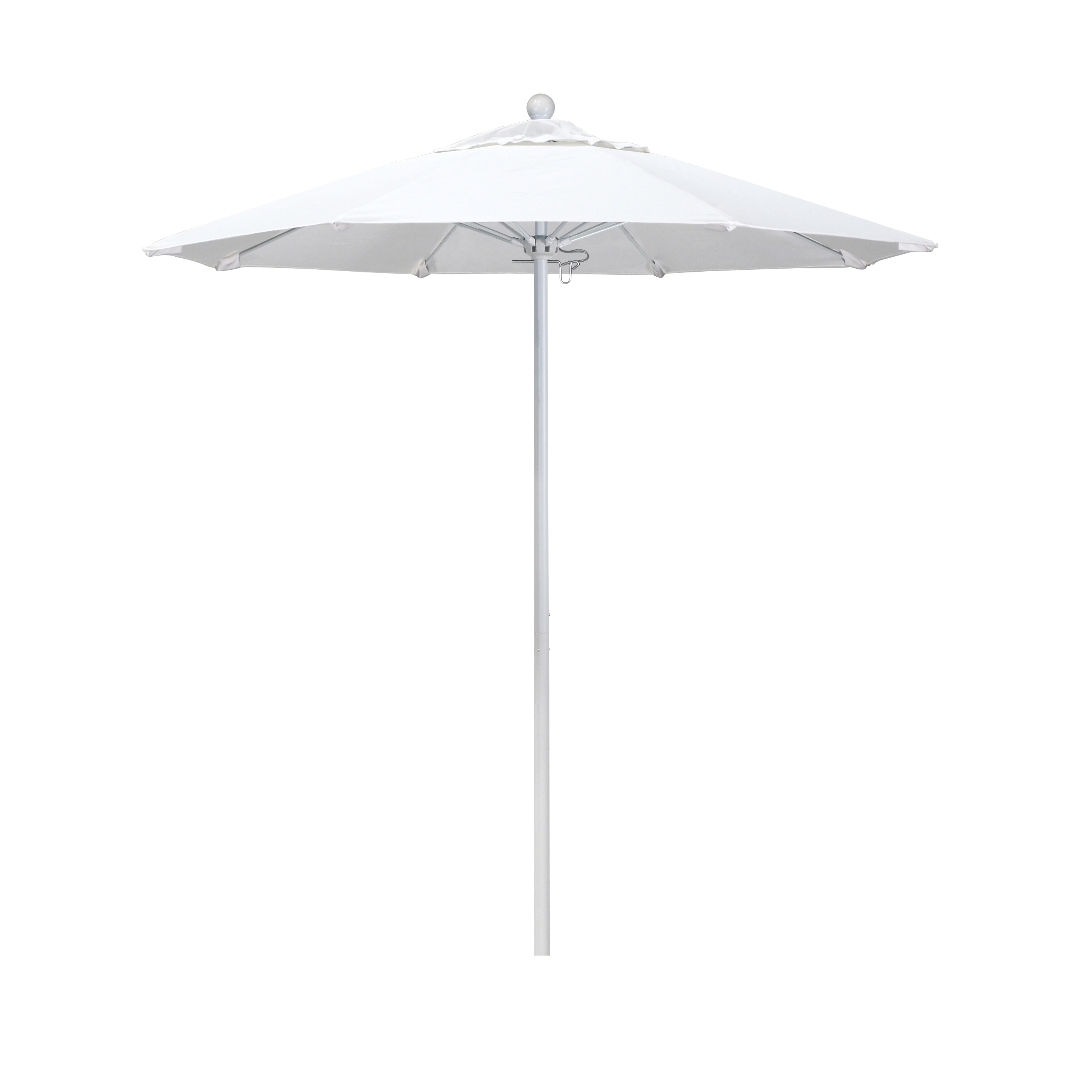 Alto758170-sa04 7.5 Ft. Fiberglass Market Umbrella Pulley Open Mwhite-pacifica-natural