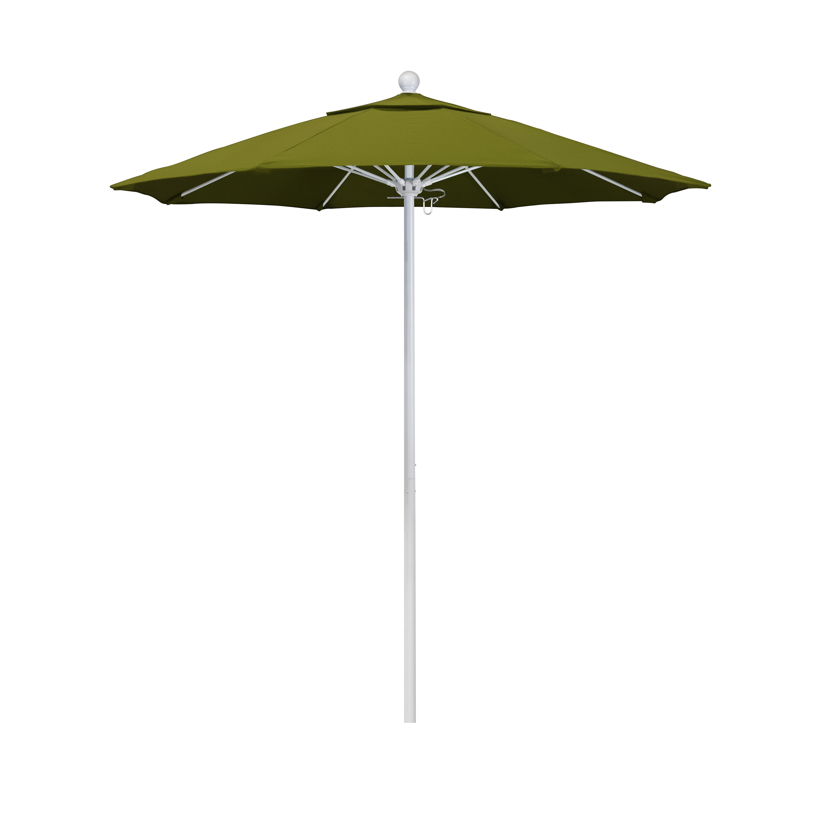 Alto758170-sa11 7.5 Ft. Fiberglass Market Umbrella Pulley Open Mwhite-pacifica-ginkgo