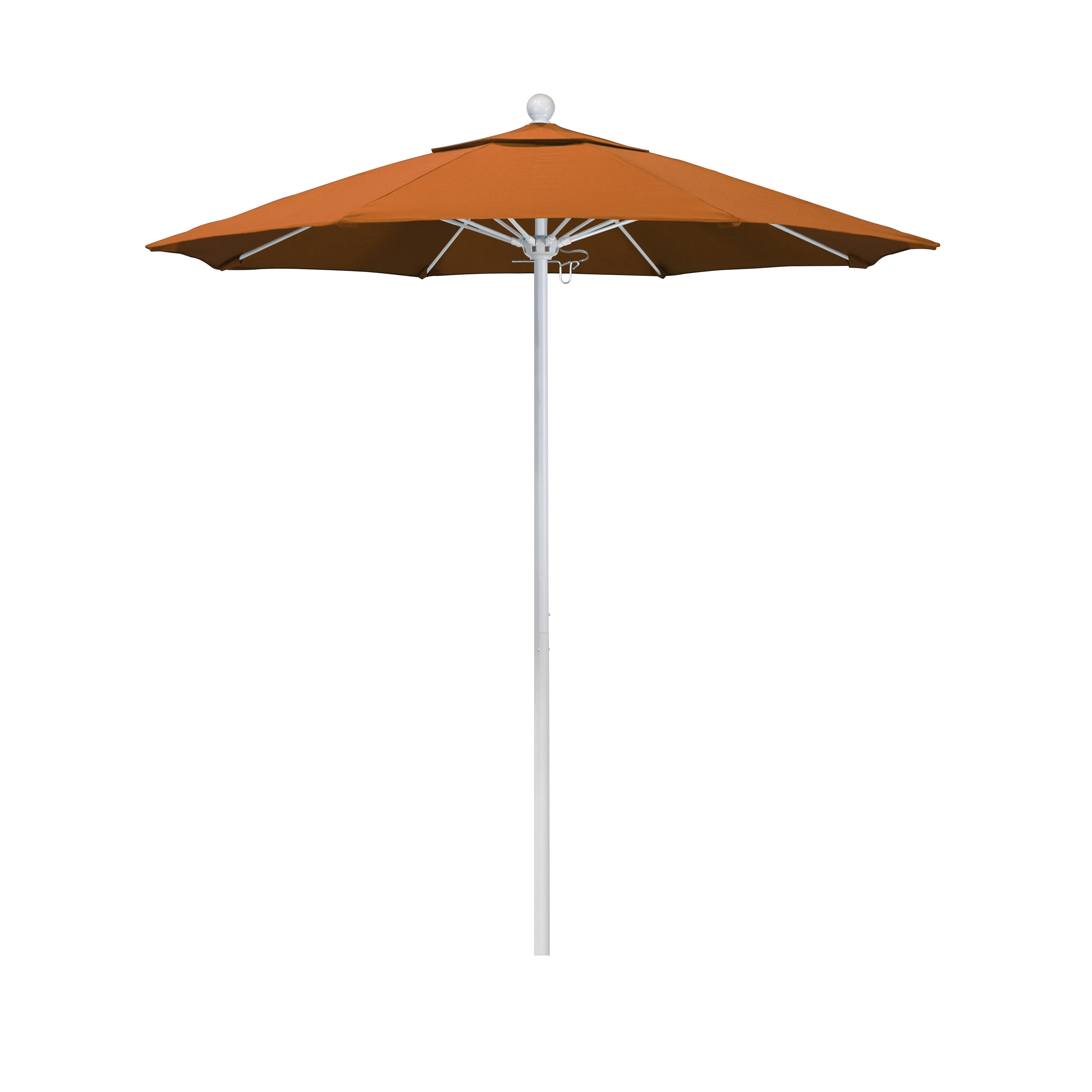Alto758170-sa17 7.5 Ft. Fiberglass Market Umbrella Pulley Open Mwhite-pacifica-tuscan