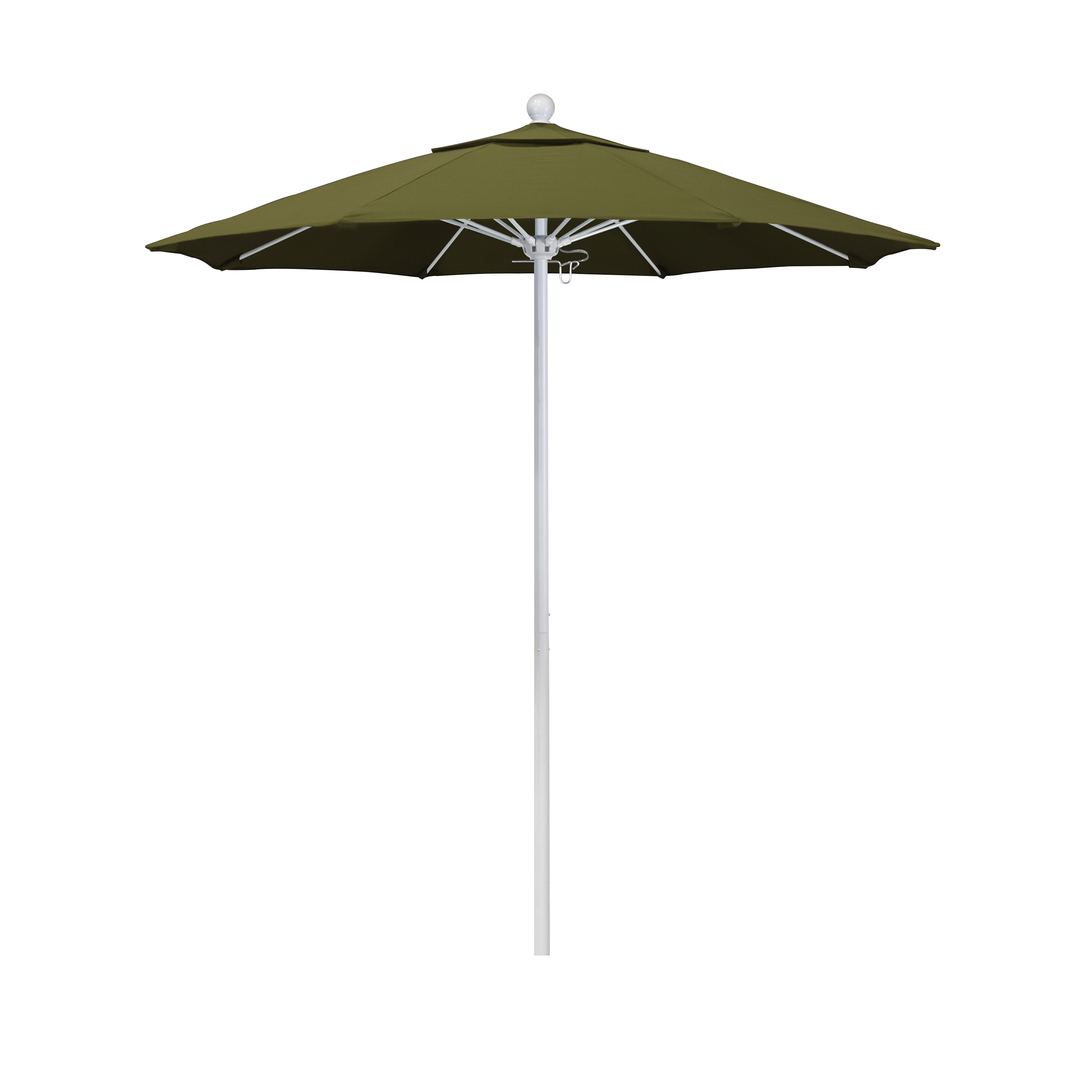 Alto758170-sa21 7.5 Ft. Fiberglass Market Umbrella Pulley Open Mwhite-pacifica-palm