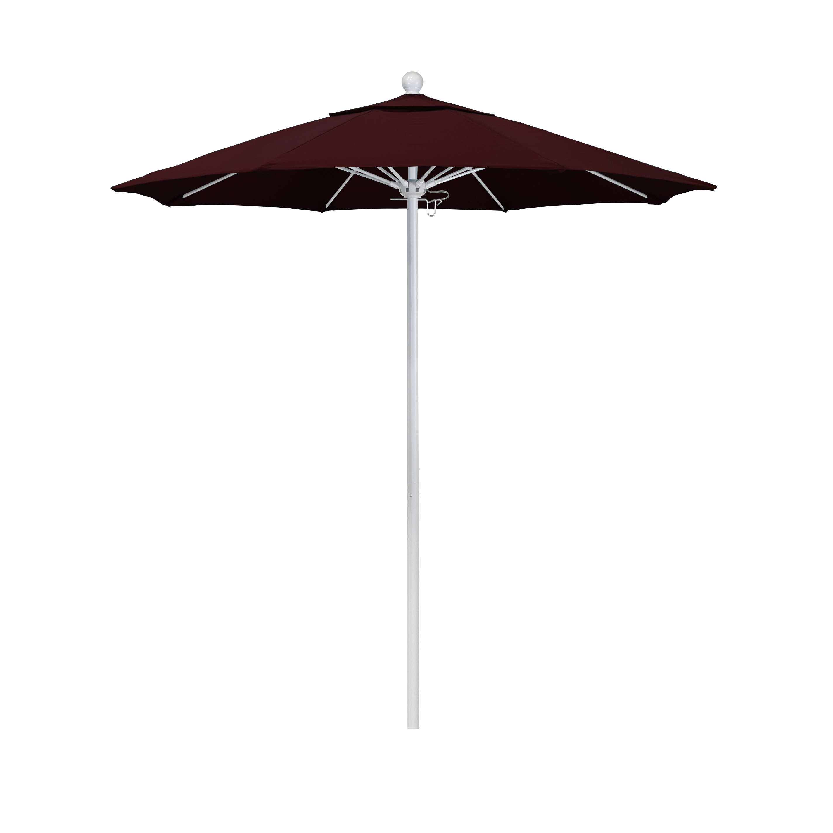 Alto758170-sa36 7.5 Ft. Fiberglass Market Umbrella Pulley Open Mwhite-pacifica-burgandy