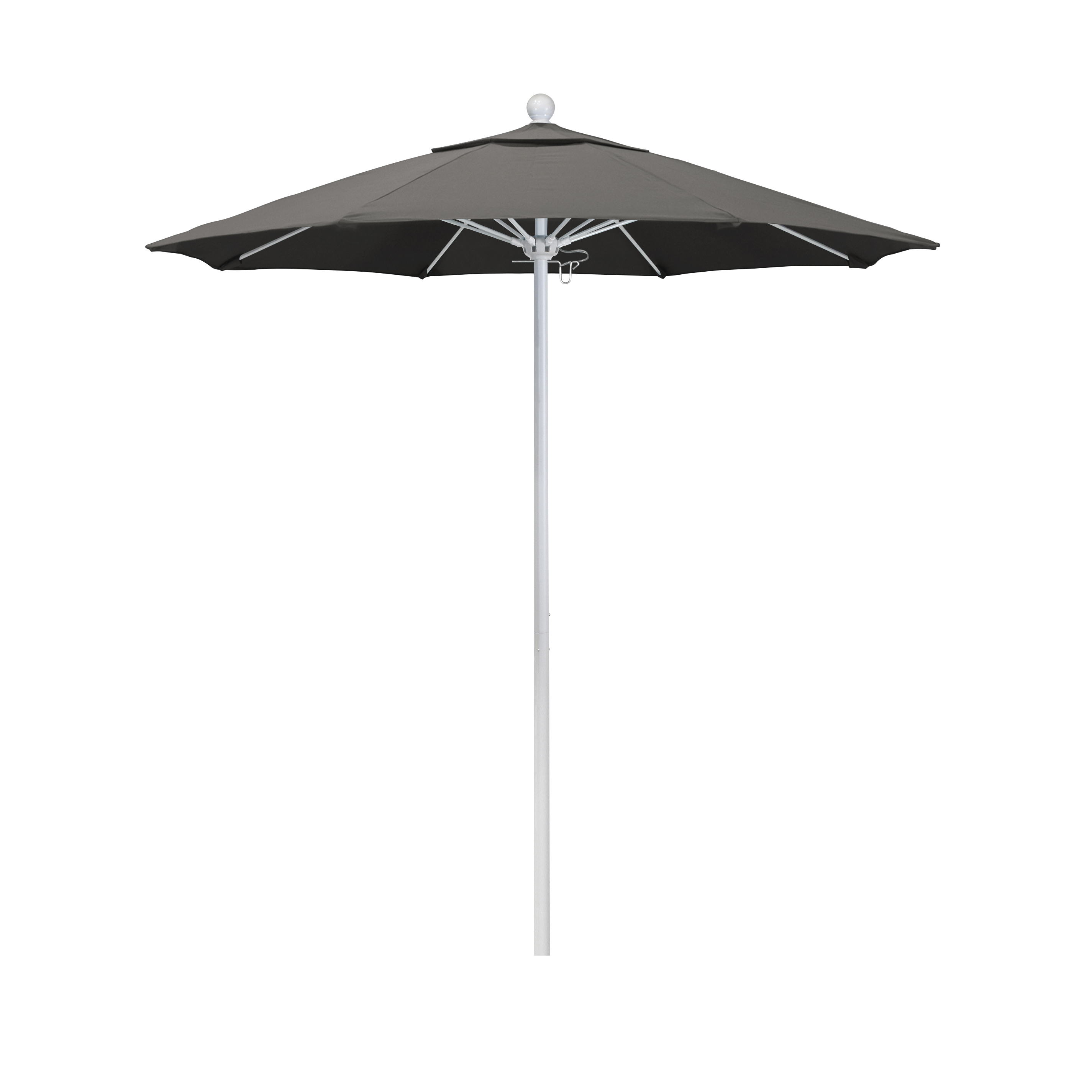 Alto758170-sa61 7.5 Ft. Fiberglass Market Umbrella Pulley Open Mwhite-pacifica-taupe