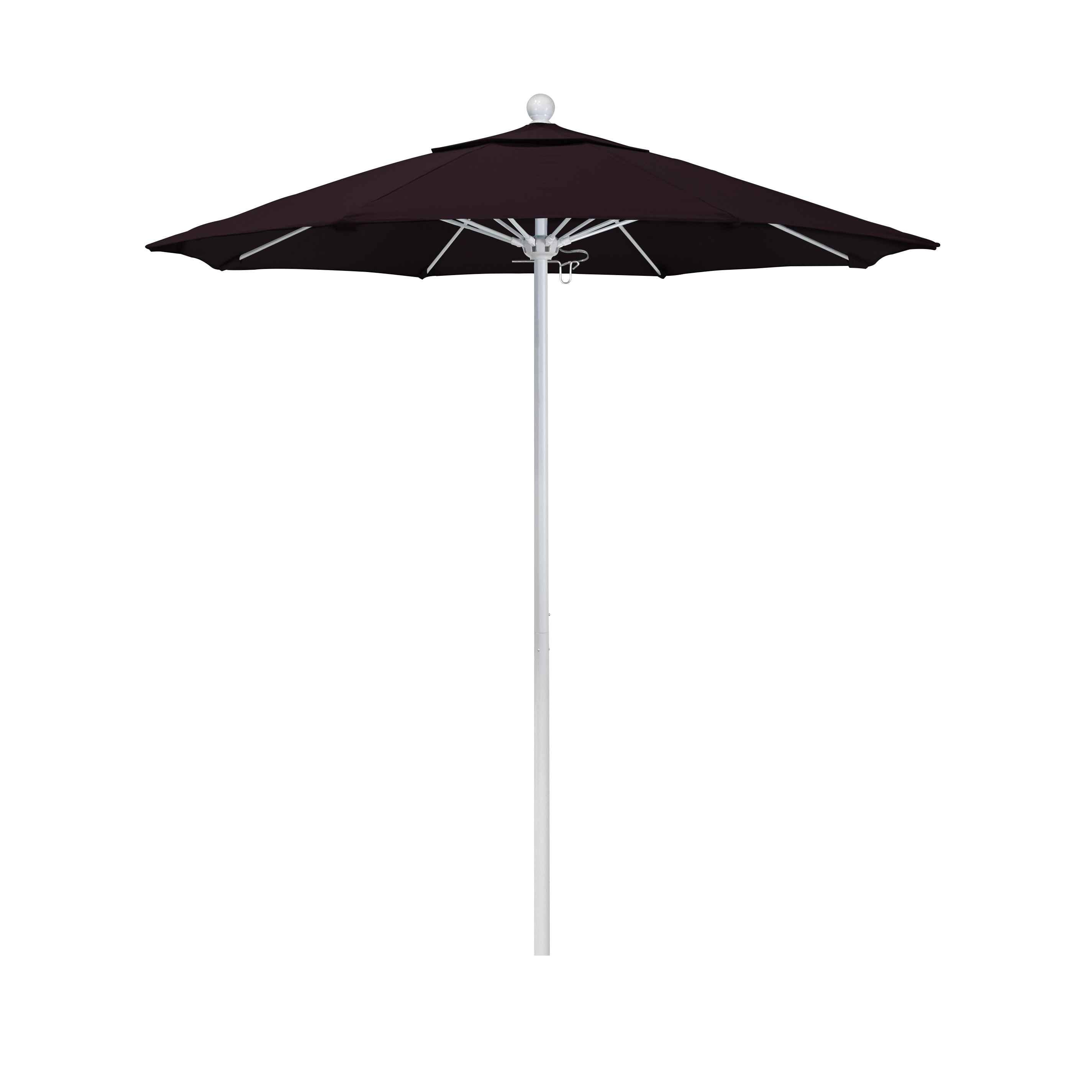 Alto758170-sa65 7.5 Ft. Fiberglass Market Umbrella Pulley Open Mwhite-pacifica-purple