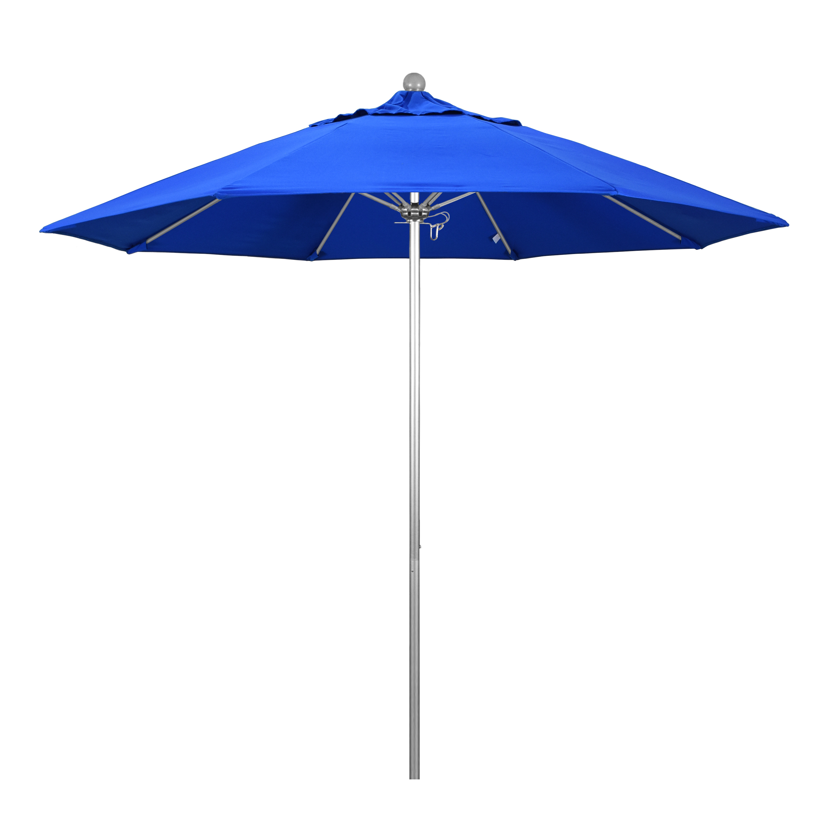 Alto908002-5401 9 Ft. Fiberglass Market Umbrella Pulley Open S Anodized-sunbrella-pacific Blue