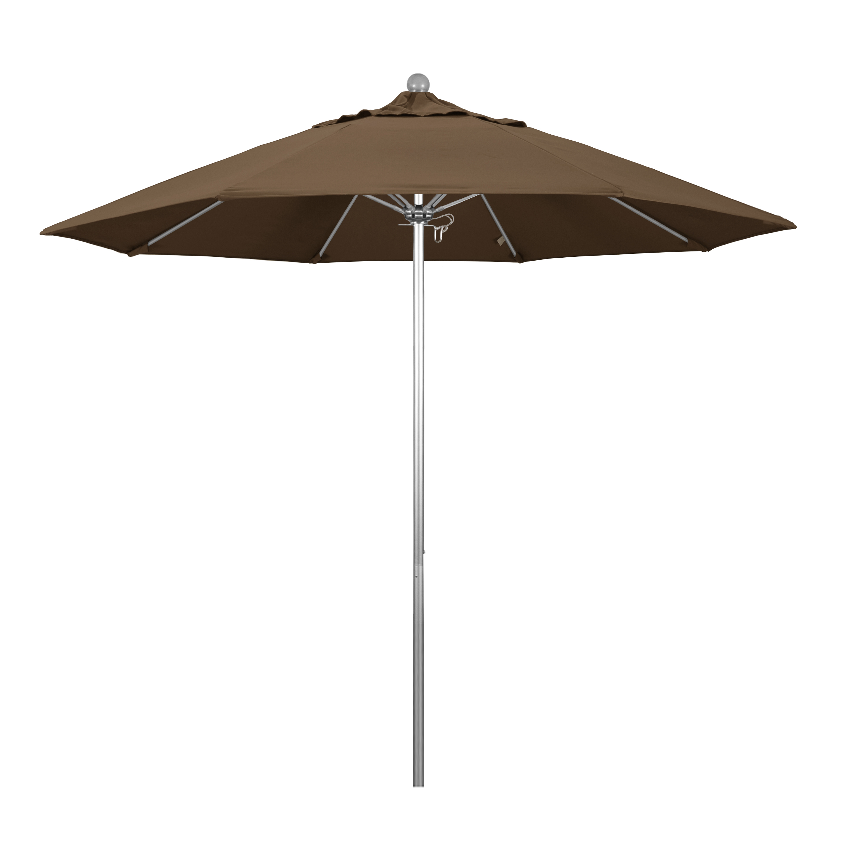 Alto908002-5425 9 Ft. Fiberglass Market Umbrella Pulley Open S Anodized-sunbrella-cocoa