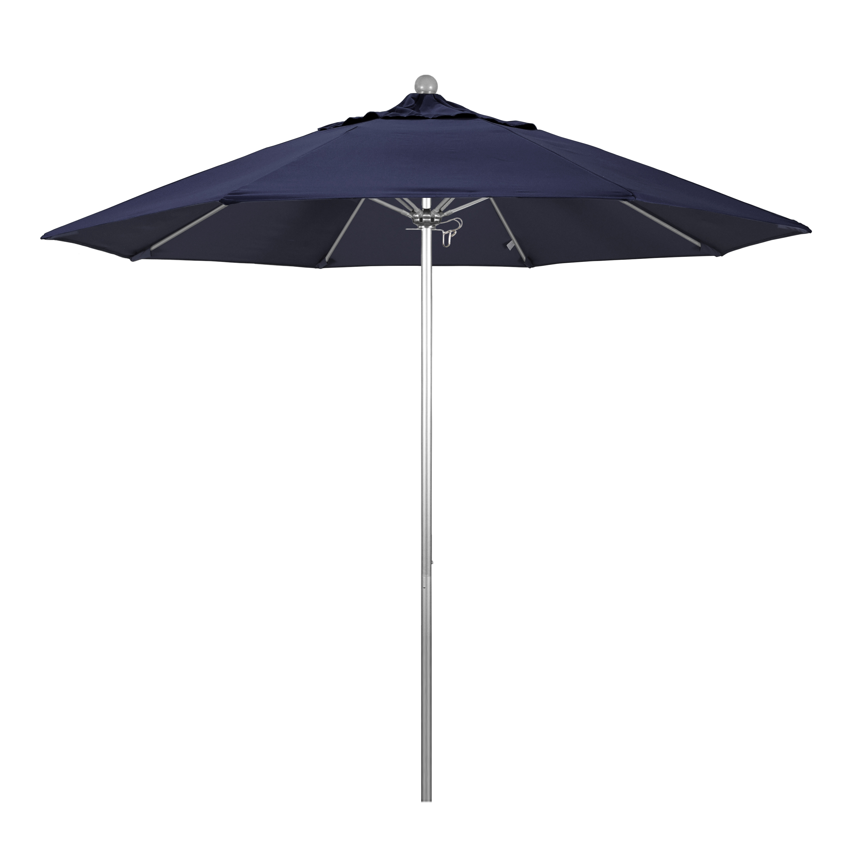 Alto908002-5439 9 Ft. Fiberglass Market Umbrella Pulley Open S Anodized-sunbrella-navy