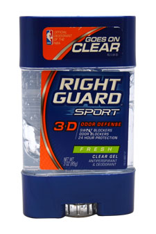U-bb-1308 Sport 3-d Odor Defense Antiperspirant & Deodorant Clear Gel Fresh - 3 Oz - Deodorant Stick