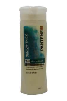 U-hc-6547 Pro-v Medium - Thick Hair Solutions 2 In 1 Frizzy To Smooth Shampoo & Conditione - 12.6 Oz - Shampoo