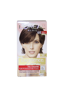 U-hc-3511 Excellence Creme Pro - Keratine No. 4ar Dark Chocolate Brown - Warmer - 1 Application - Hair Color