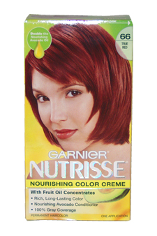 Garnier U-hc-1969 Nutrisse Nourishing Color Creme No.66 True Red - 1 Application - Hair Color
