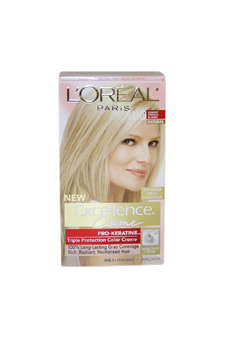 U-hc-3516 Excellence Creme Pro - Keratine No. 9.5 Nb Lightest Natural Blonde - Natural - 1 Application - Hair Color