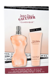 W-6771 Classique - 2 Pc Gift Set - 3.3oz Edt Spray 2.5oz Perfumed Body Lotion