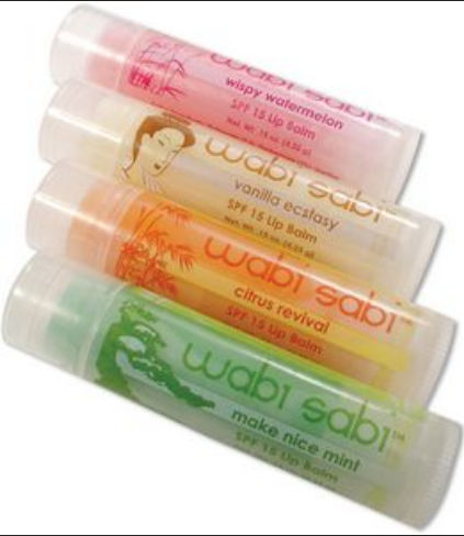 Wabi Sabi Lip Balm Hexagonal Tub Display Of 72 Assorted Colors (96809)