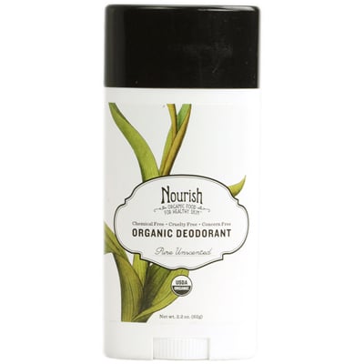 Nourish 1136084 Organic Deodorant - Pure Unscented - 2.2 Oz