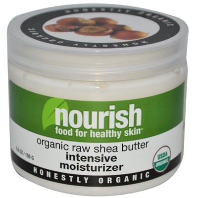 Nourish 0810770 Organic Raw Shea Butter Intensive Moisturizer - 5.5 Oz