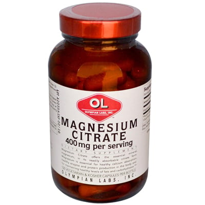 0388942 Magnesium Citrate - 400 Mg - 100 Capsules