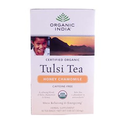 0125484 Tulsi Tea Honey Chamomile - 18 Tea Bags