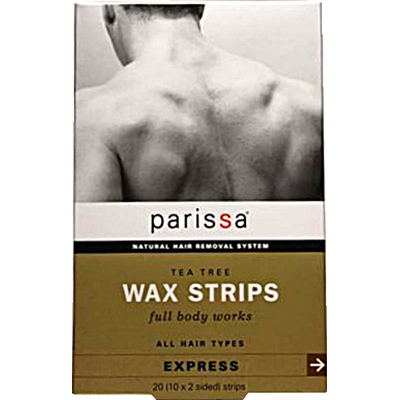 0522094 Mens Tea Tree Wax Strips - 20 Strips
