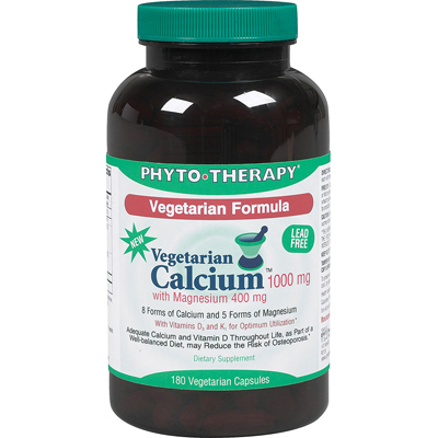 0488403 Vegetarian Calcium With Magnesium - 180 Capsules